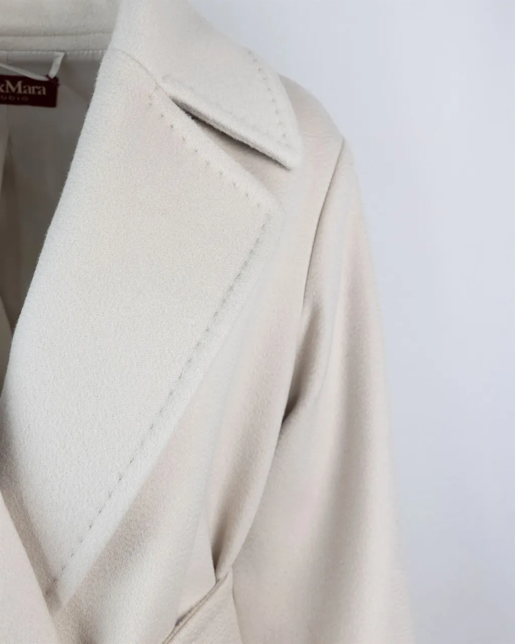 Belted Long-Sleeved Coat