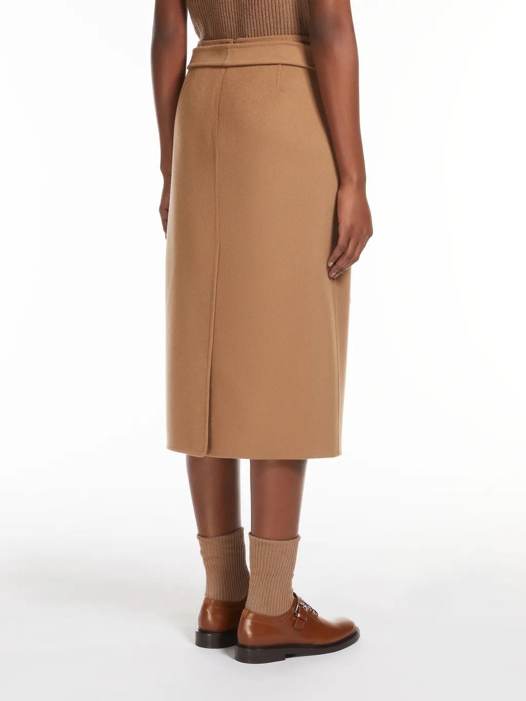 Wool Pencil Skirt