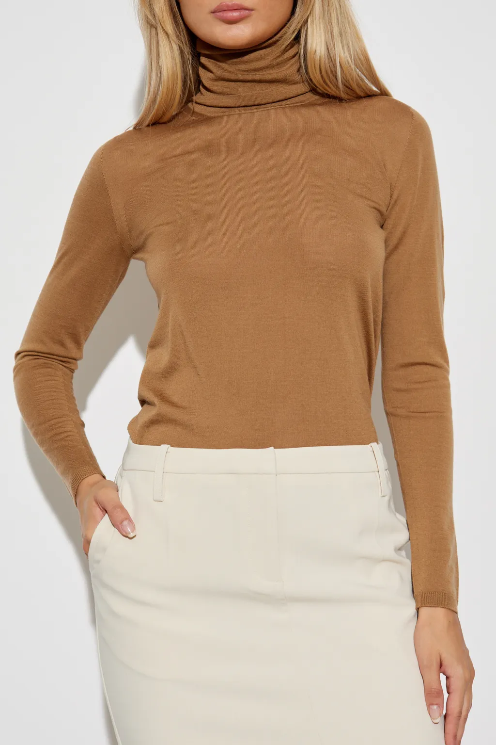 Turtleneck Knitted Top