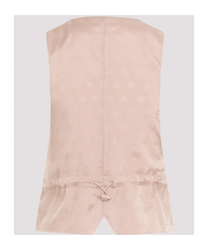 V-Neck Buttoned Vest