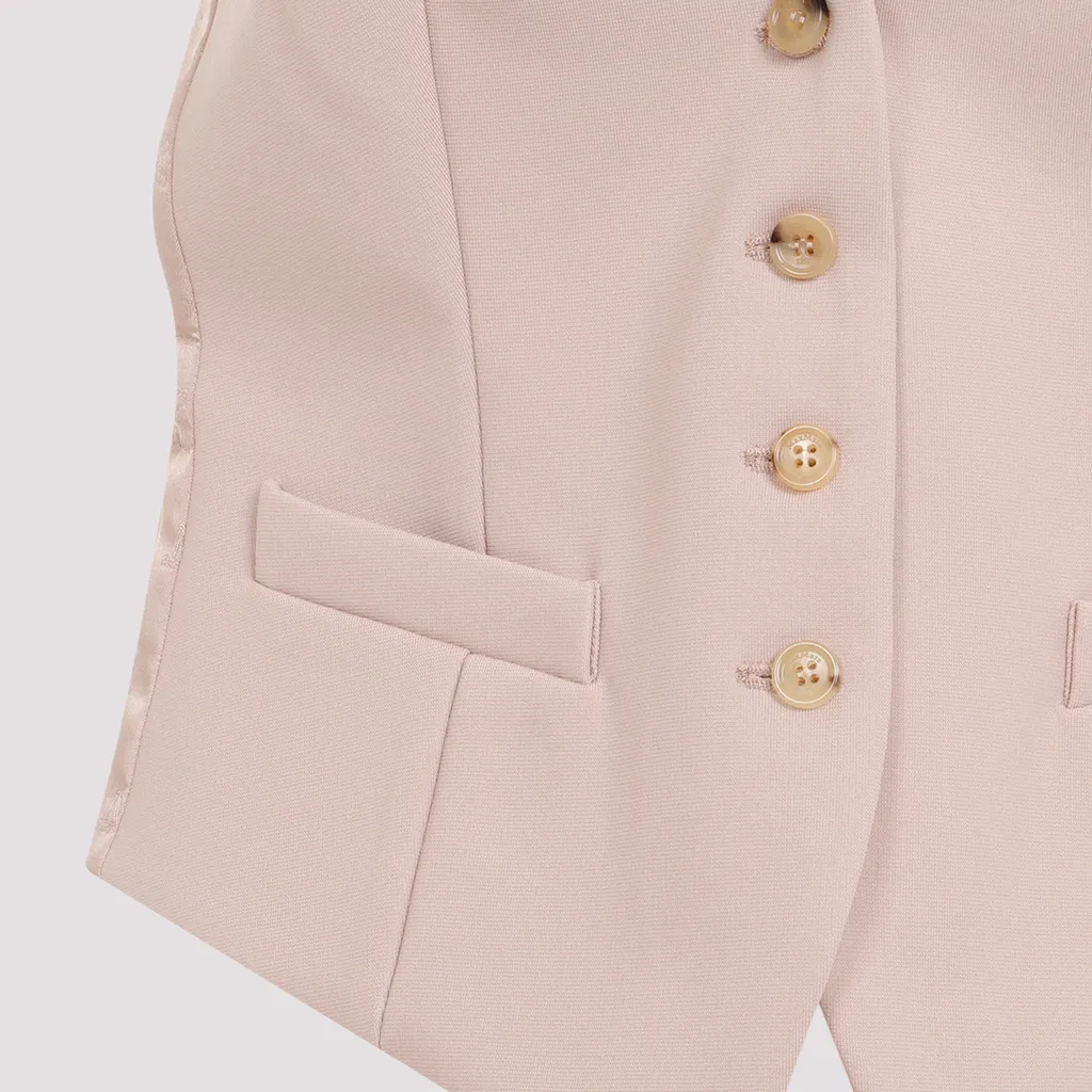 V-Neck Buttoned Vest
