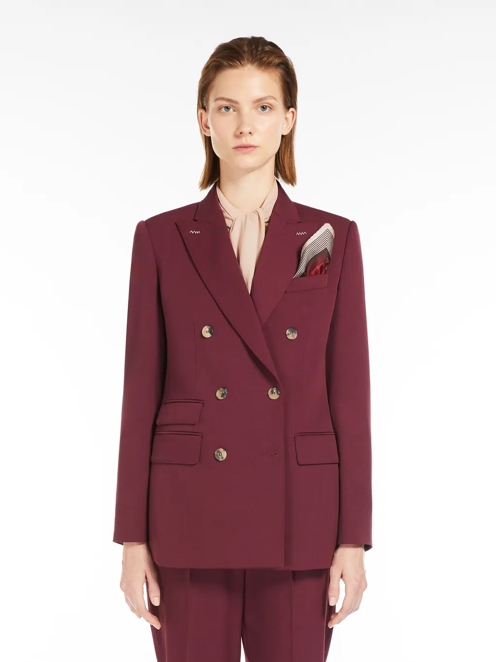 Wool Double-Breasted Blazer