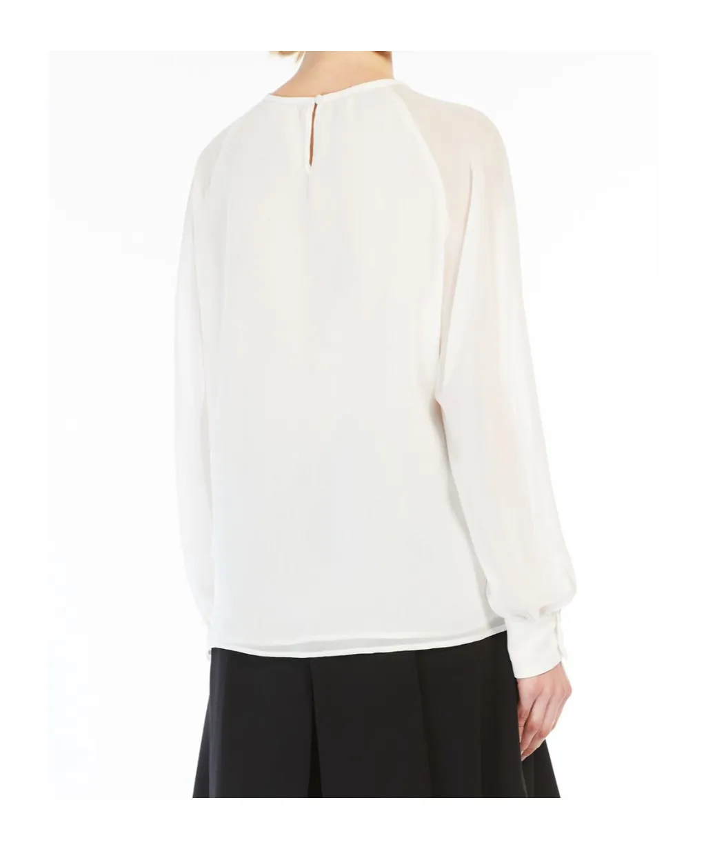 Crewneck Long-Sleeved Top