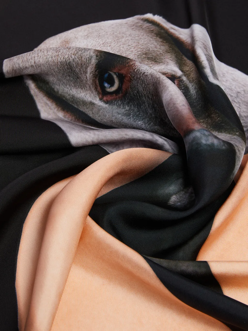 Graphic Printed Square Scarf