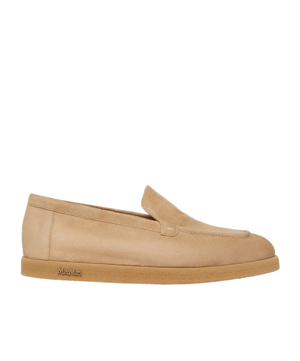 Logo Plaque Slip-On Flat Shoes