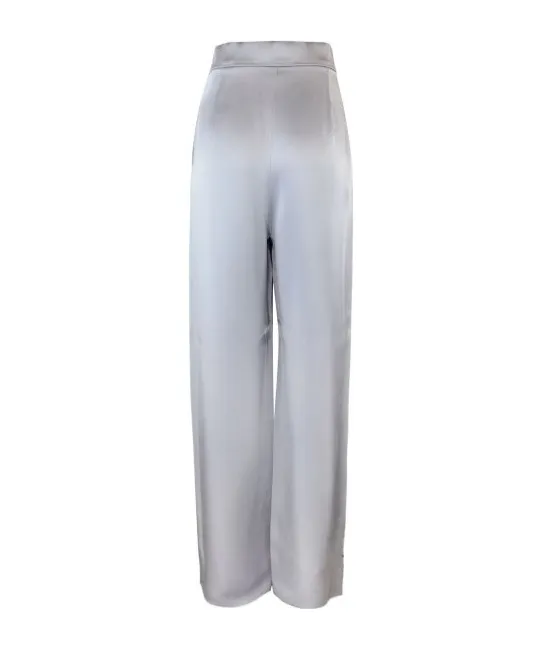 High Waist Straight Leg Trousers