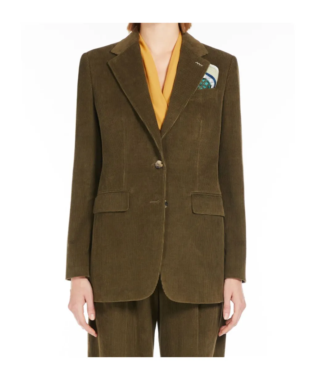 Single-Breasted Cashmere Blazer