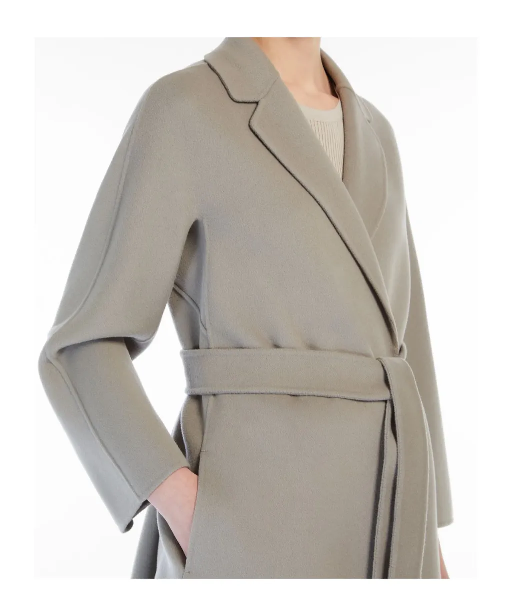Belted Long-Sleeved Coat
