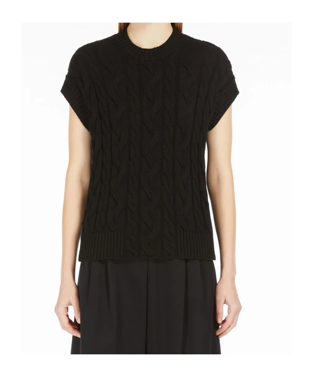 Crewneck Short-Sleeved Jumper