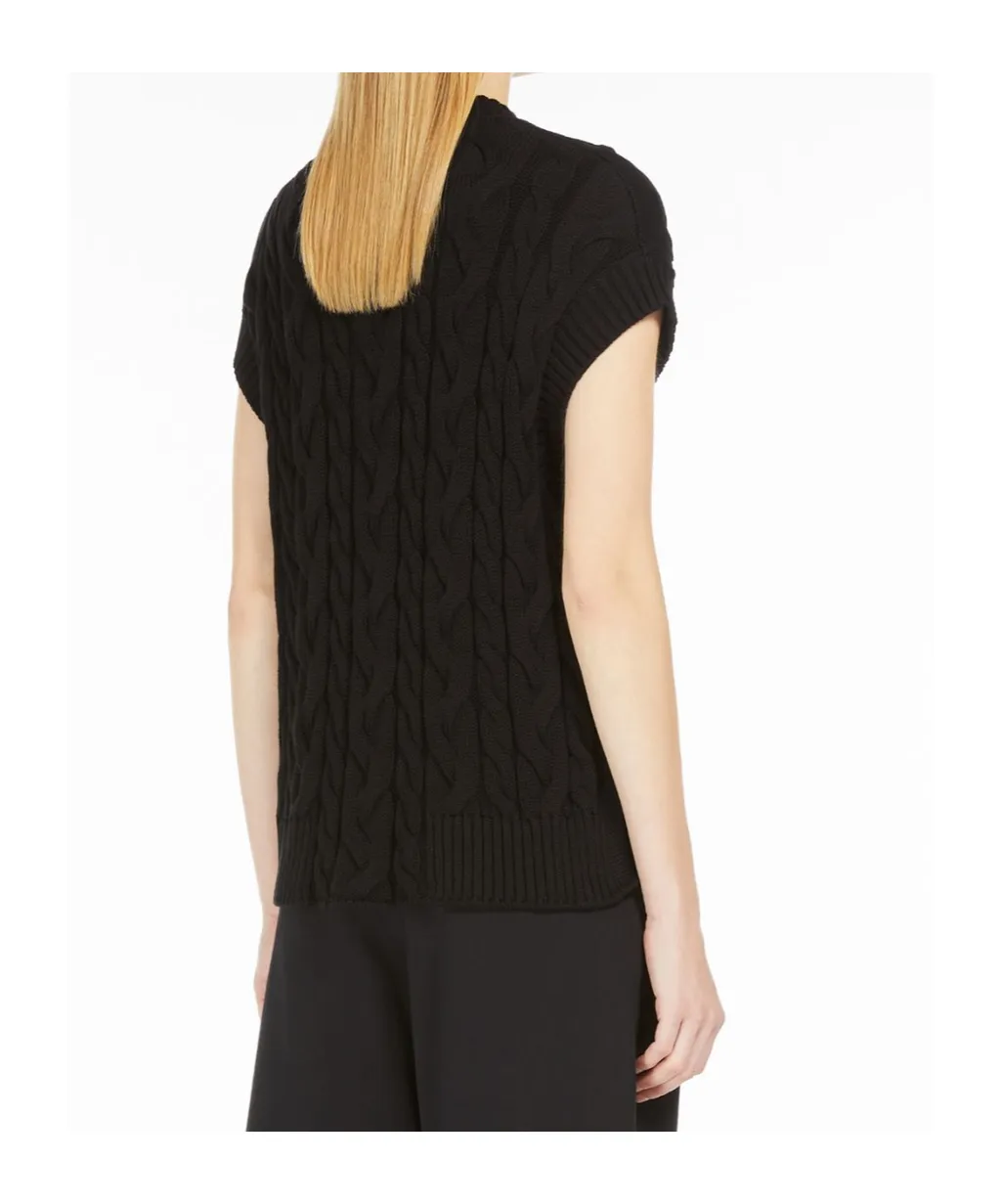 Crewneck Short-Sleeved Jumper