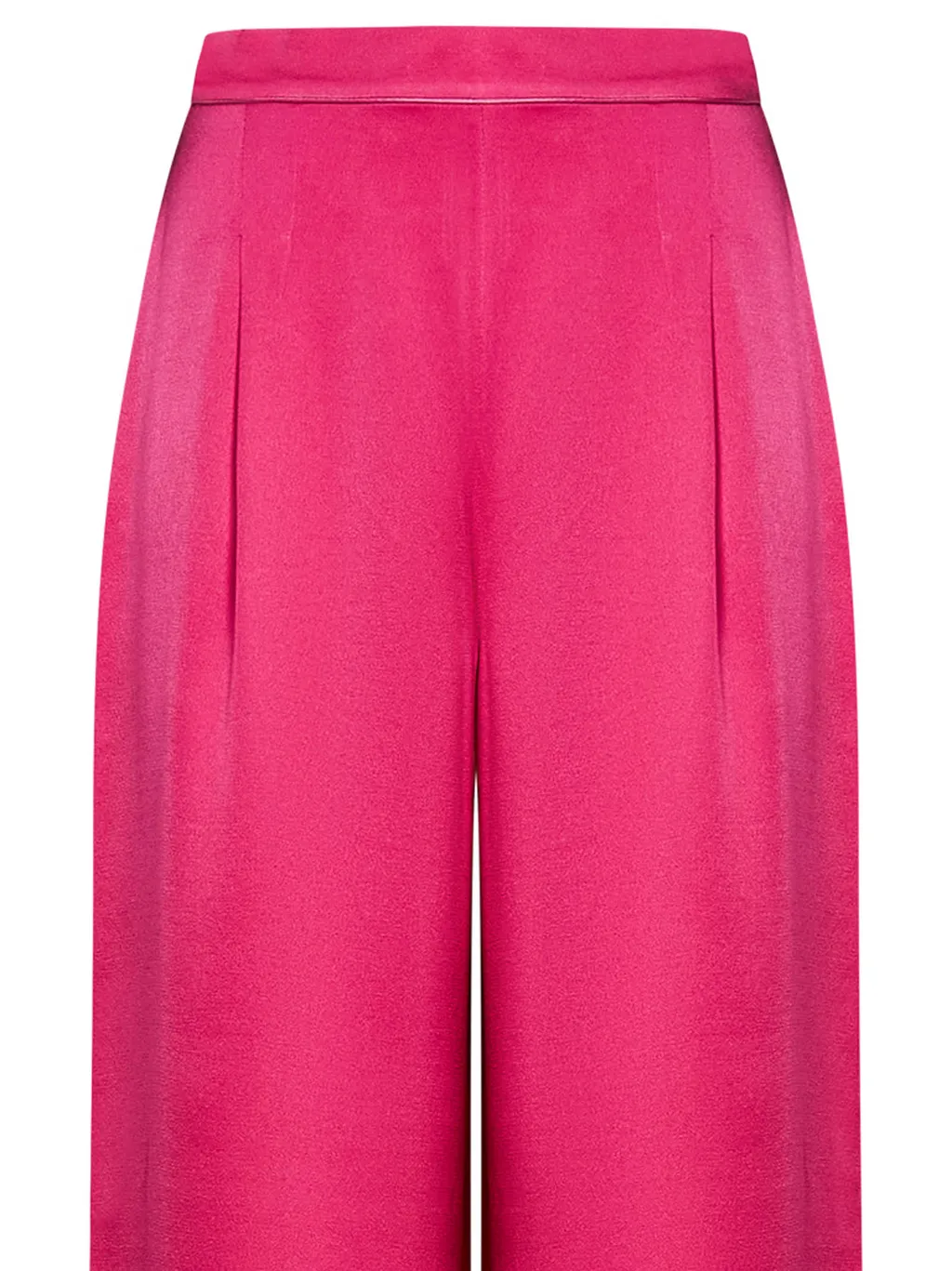 Wide Leg Satin Trousers