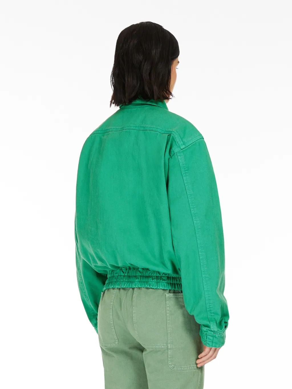 Collared Cropped Jacket