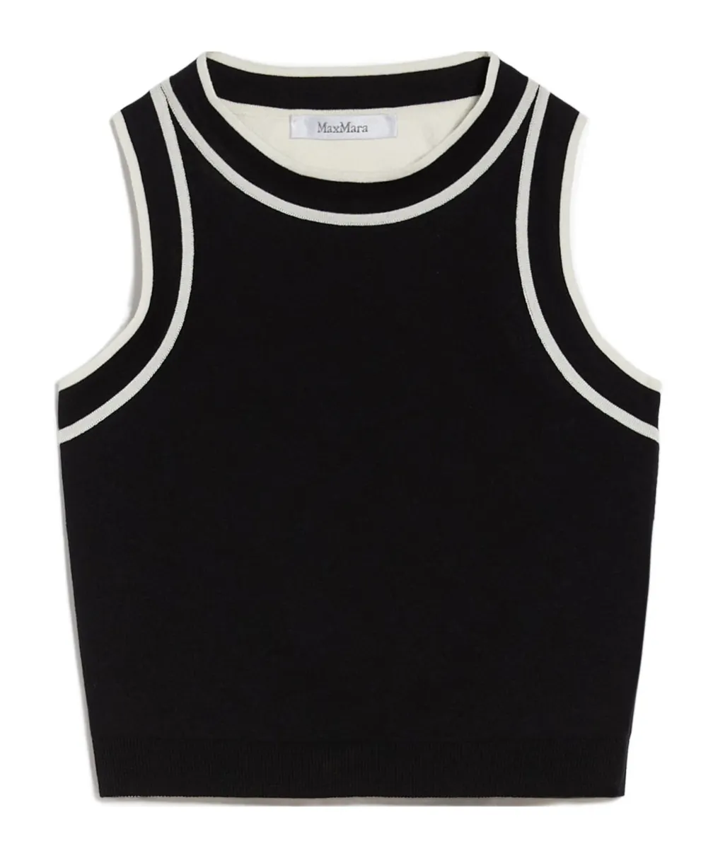 Crewneck Sleeveless Top