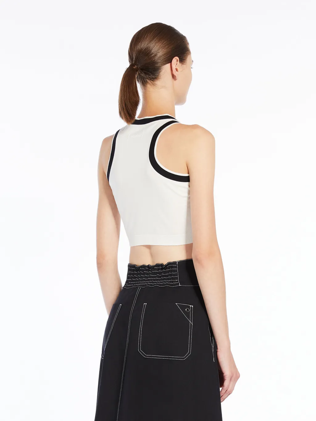 Crewneck Sleeveless Top