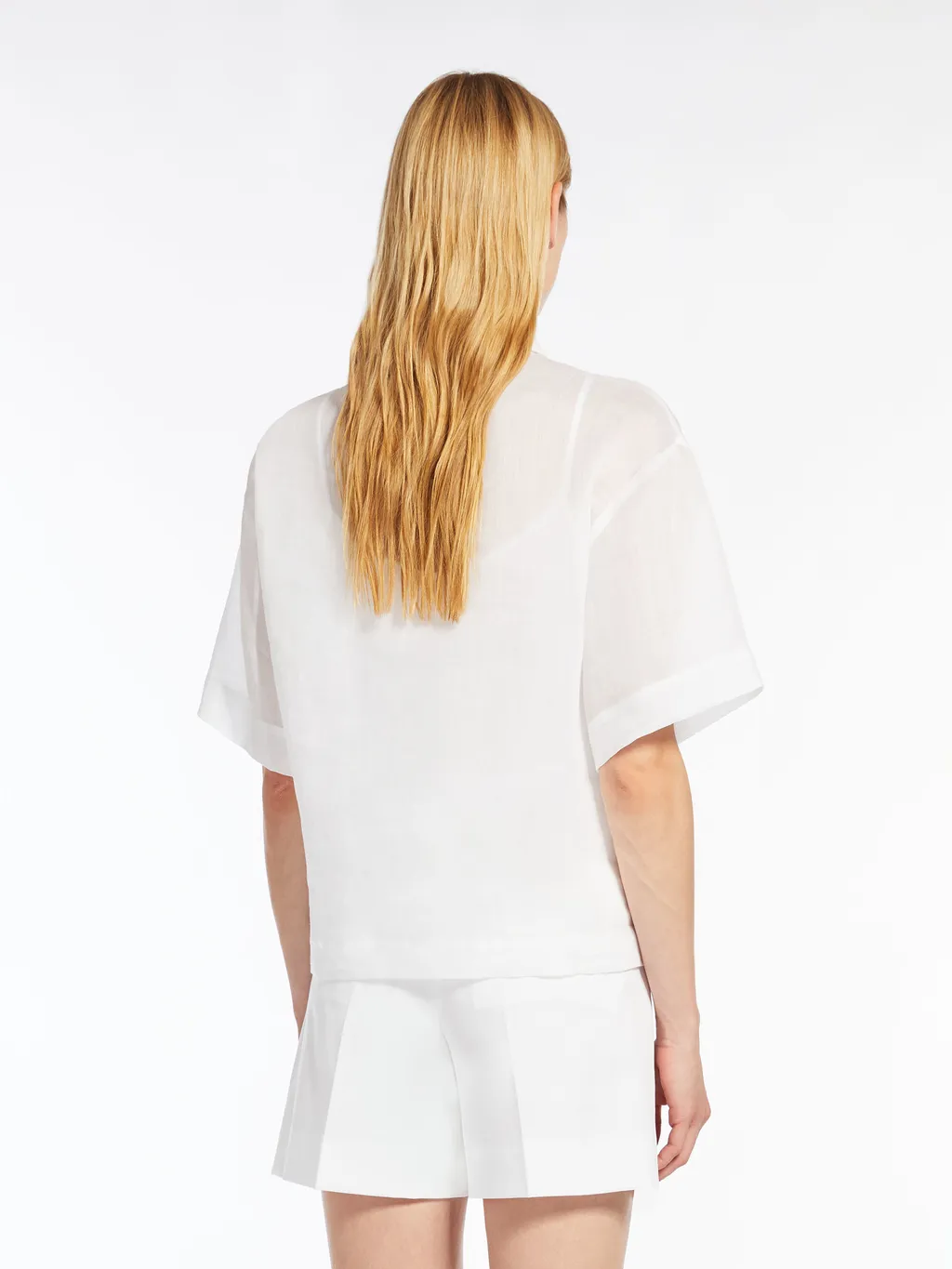 Short-Sleeved V-Neck Polo Shirt