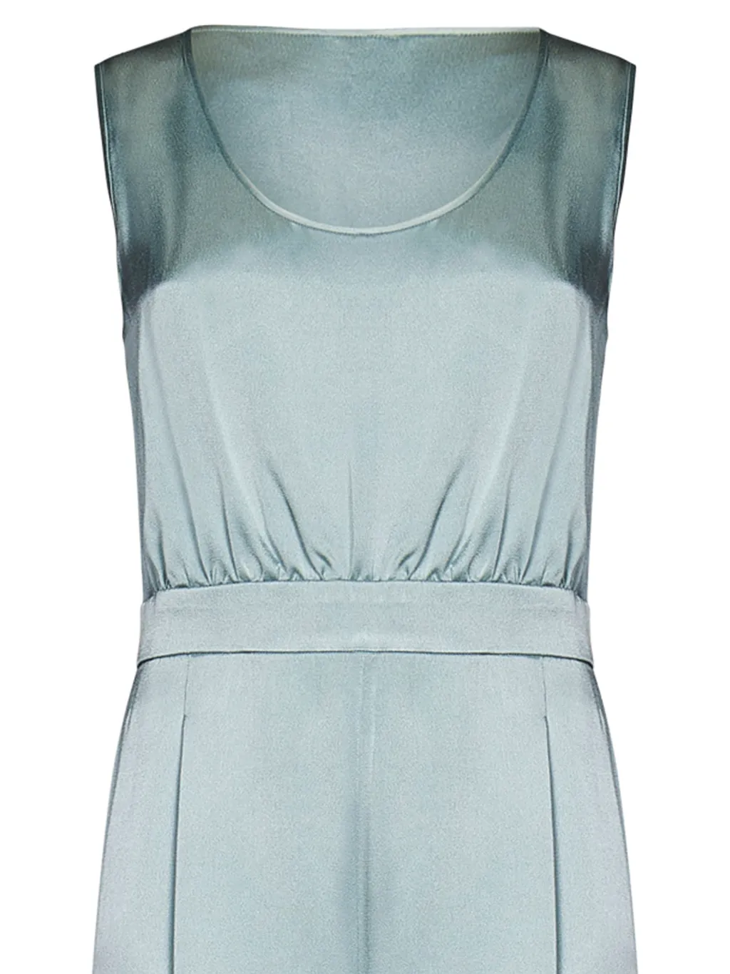 Crewneck Sleeveless Jumpsuit