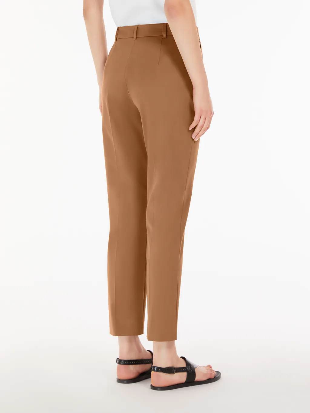High-Waisted Cigarette Tube Casual Pants