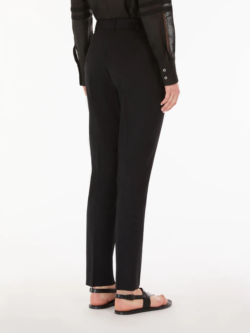 Studio High Waist Straight Leg Trousers