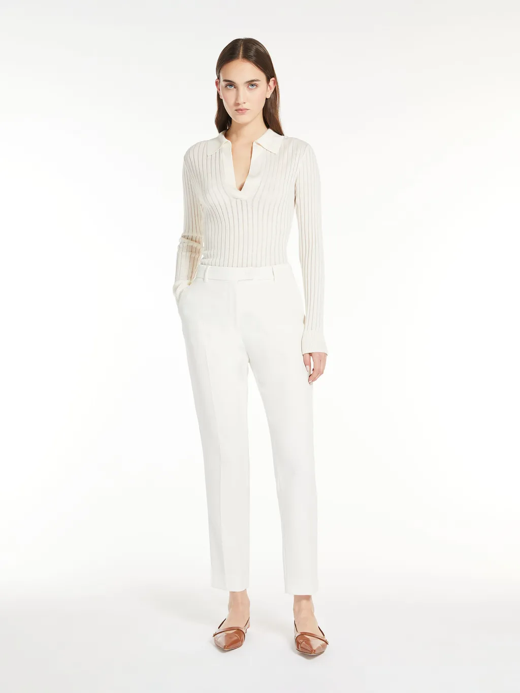 Studio High Waist Straight Leg Pants