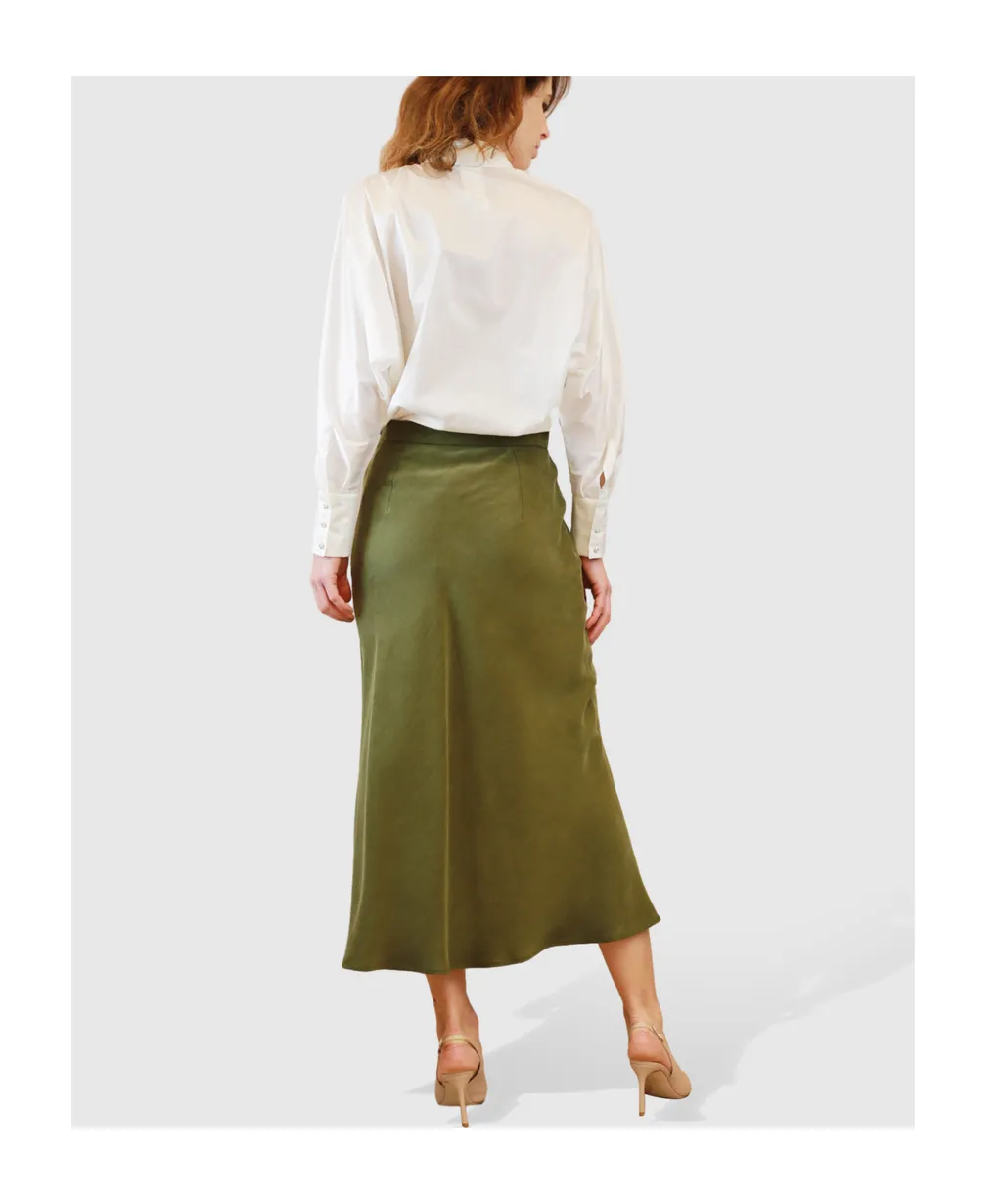 Clan Buttoned Long-Sleeved Top