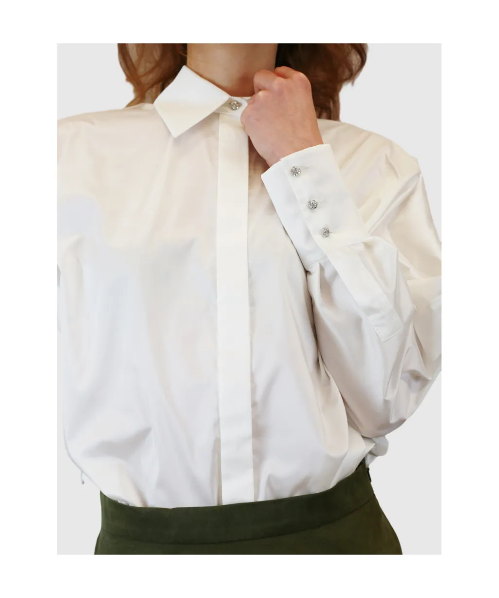 Clan Buttoned Long-Sleeved Top