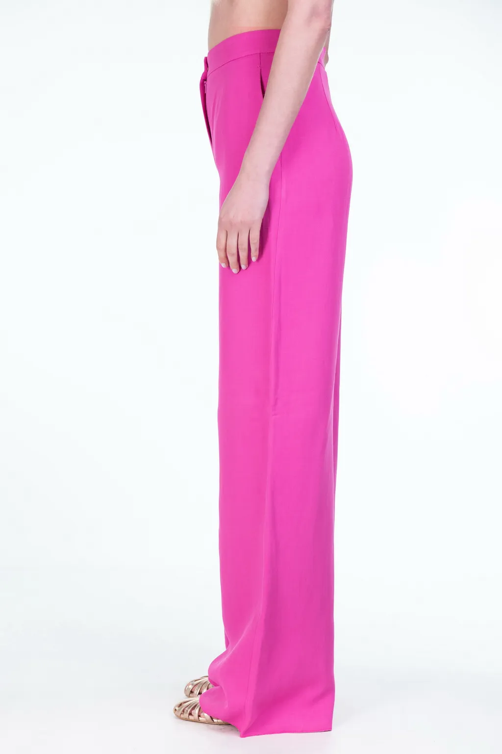High-Waisted Casual Pants