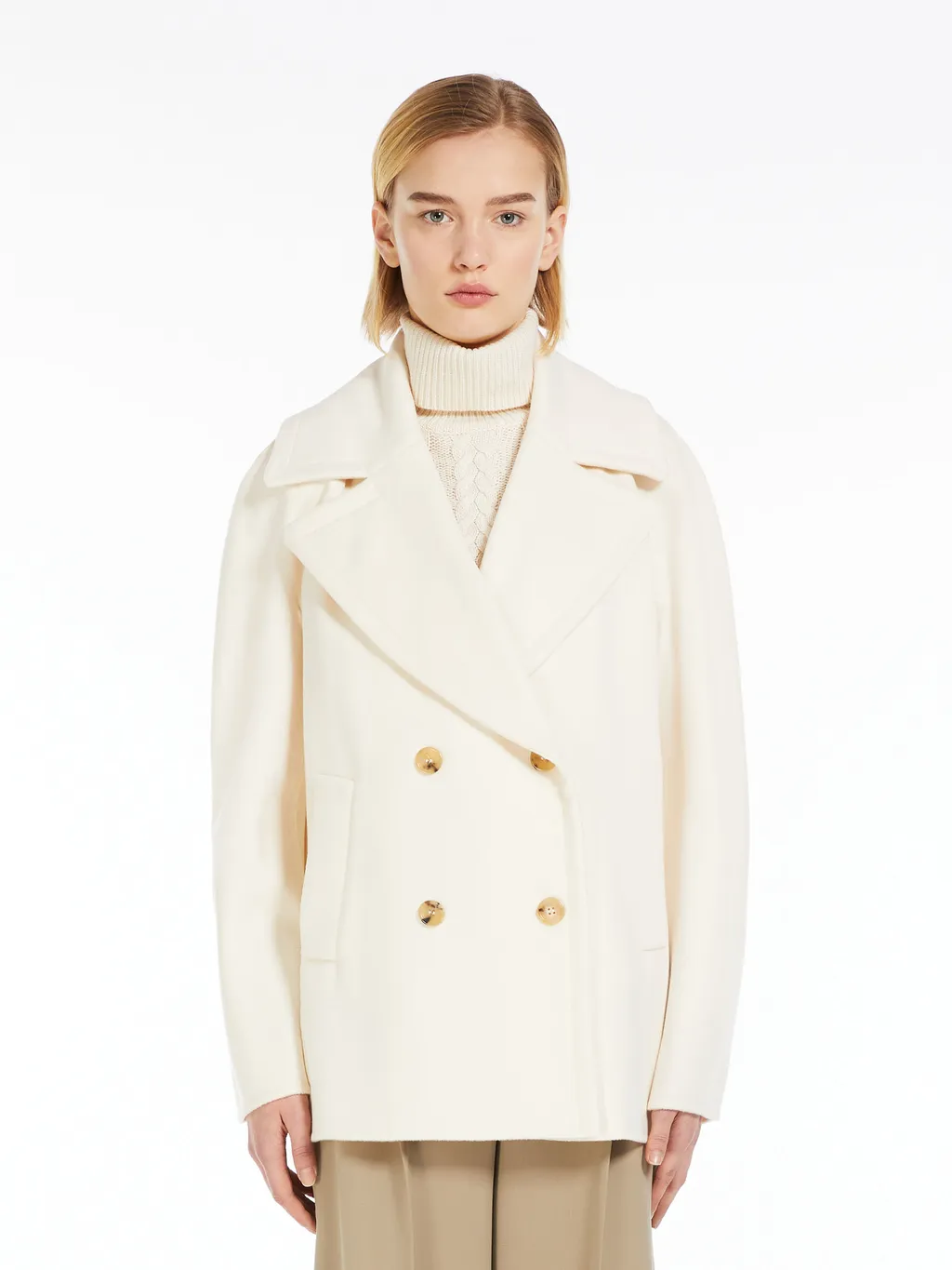 Edgard Double-Breasted Peacoat