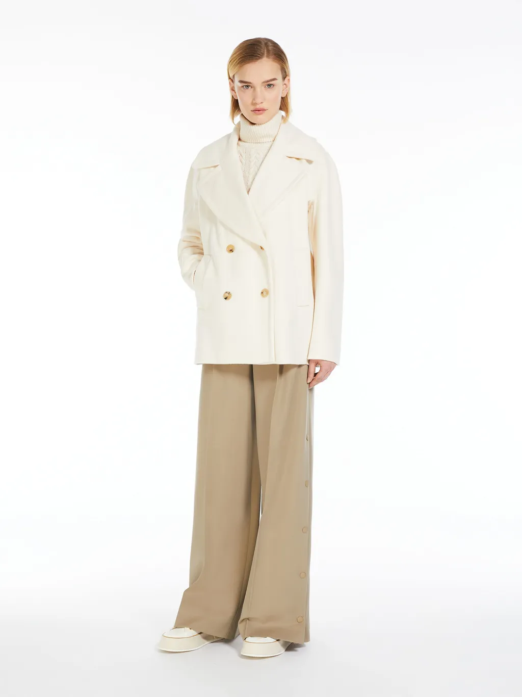 Edgard Double-Breasted Peacoat