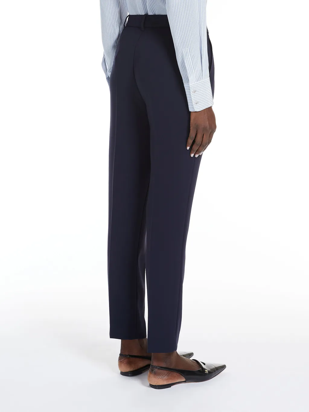 High Waist Straight Leg Pants