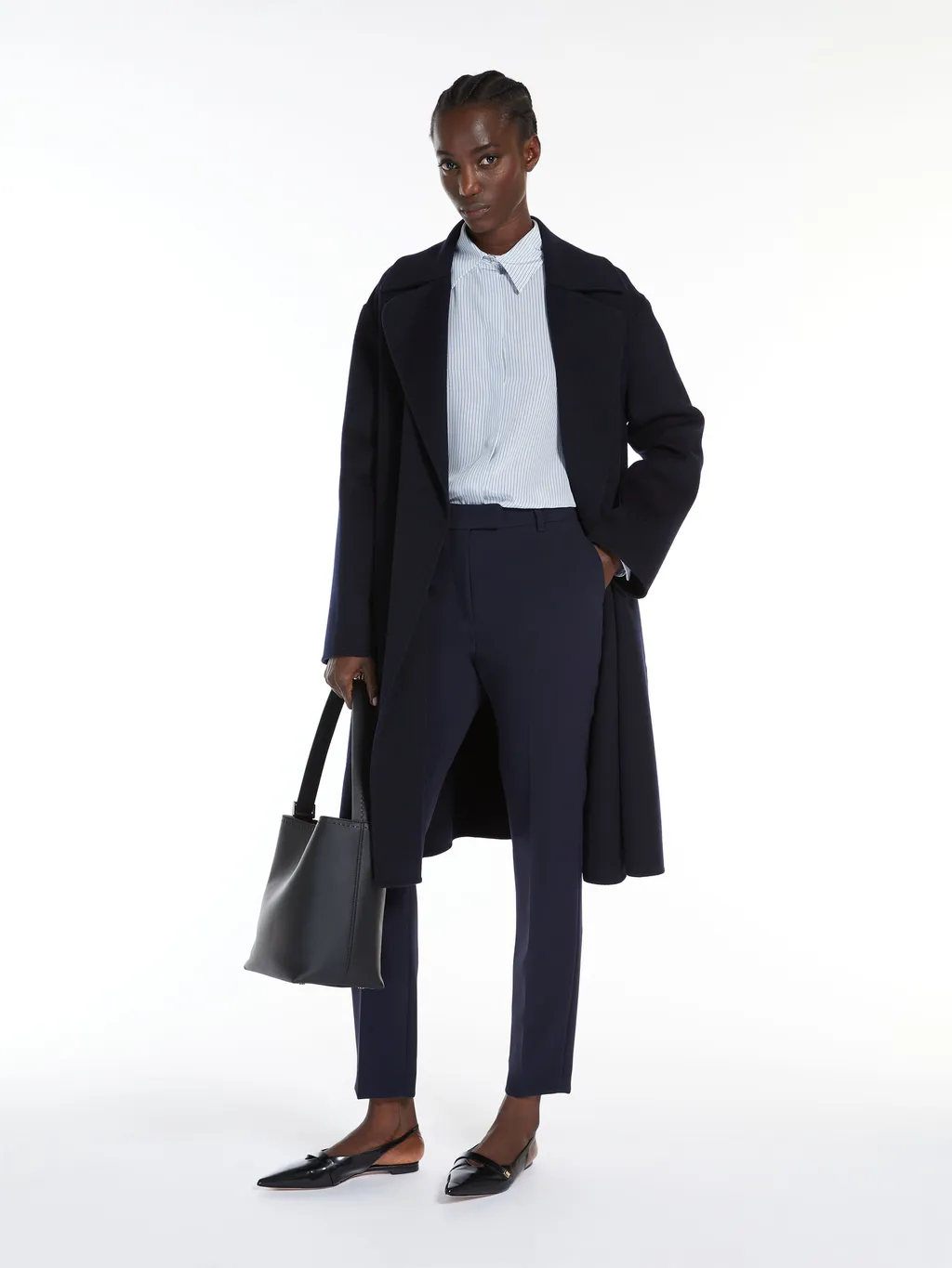High Waist Straight Leg Pants