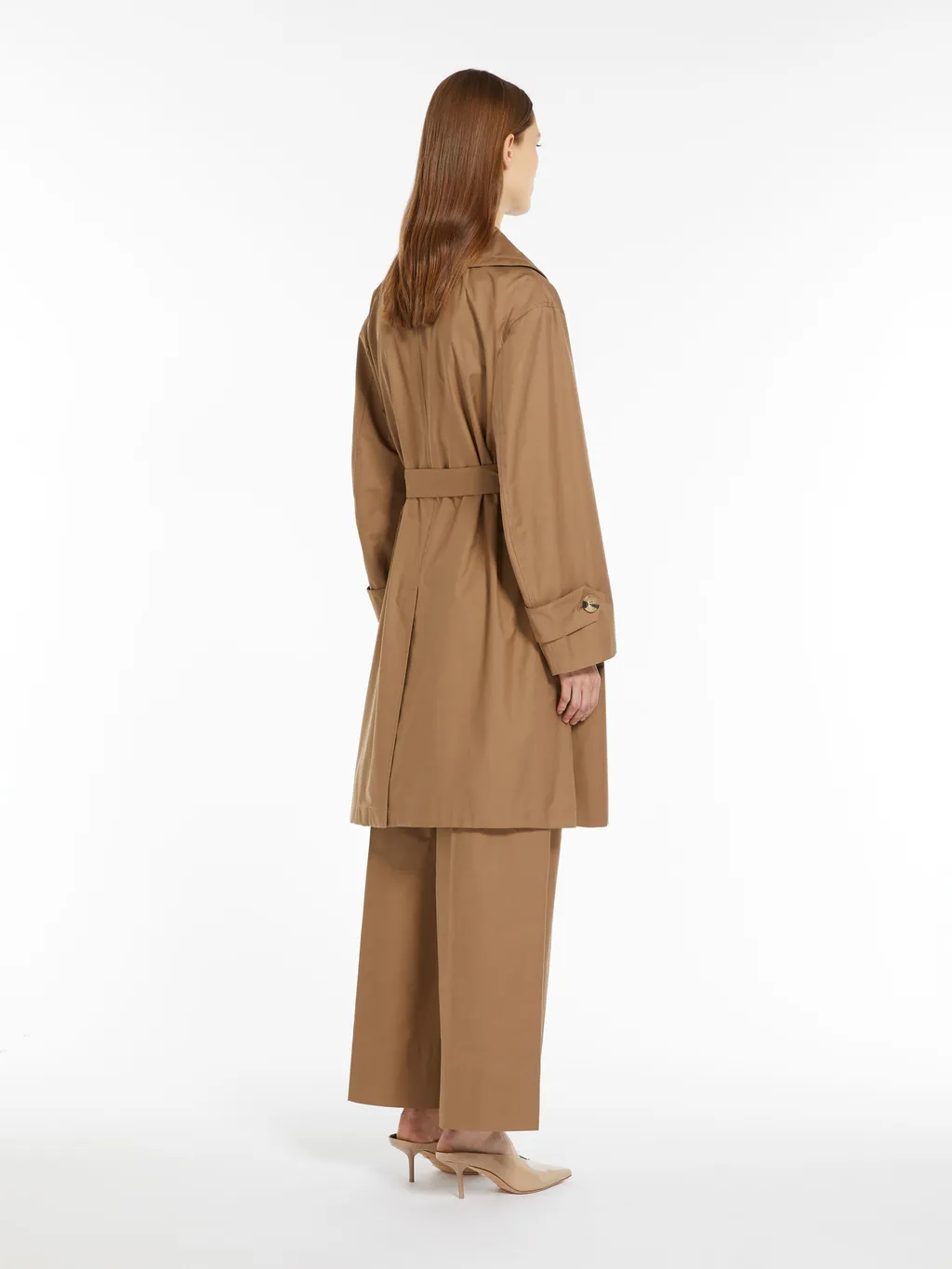 The Cube Double-Breasted Trench Coat