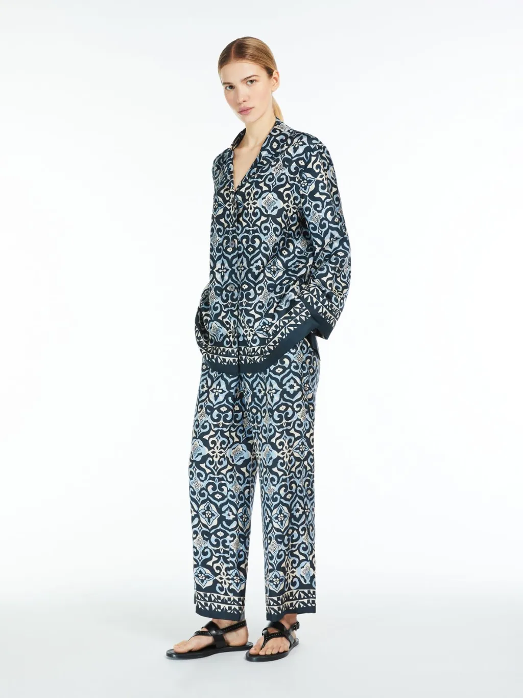 Pattern Printed Casual Pants
