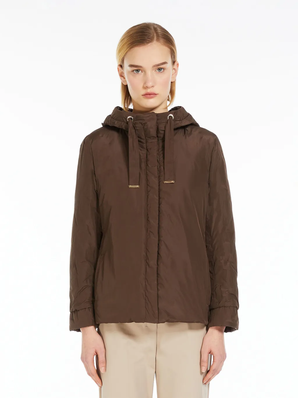 Hooded Double-Sided Down Jacket