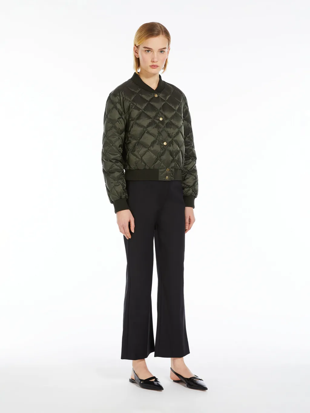 High Waist Straight Leg Pants