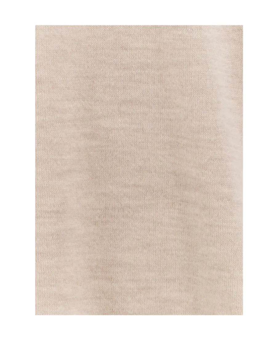 Long-Sleeved Knitted Pullover