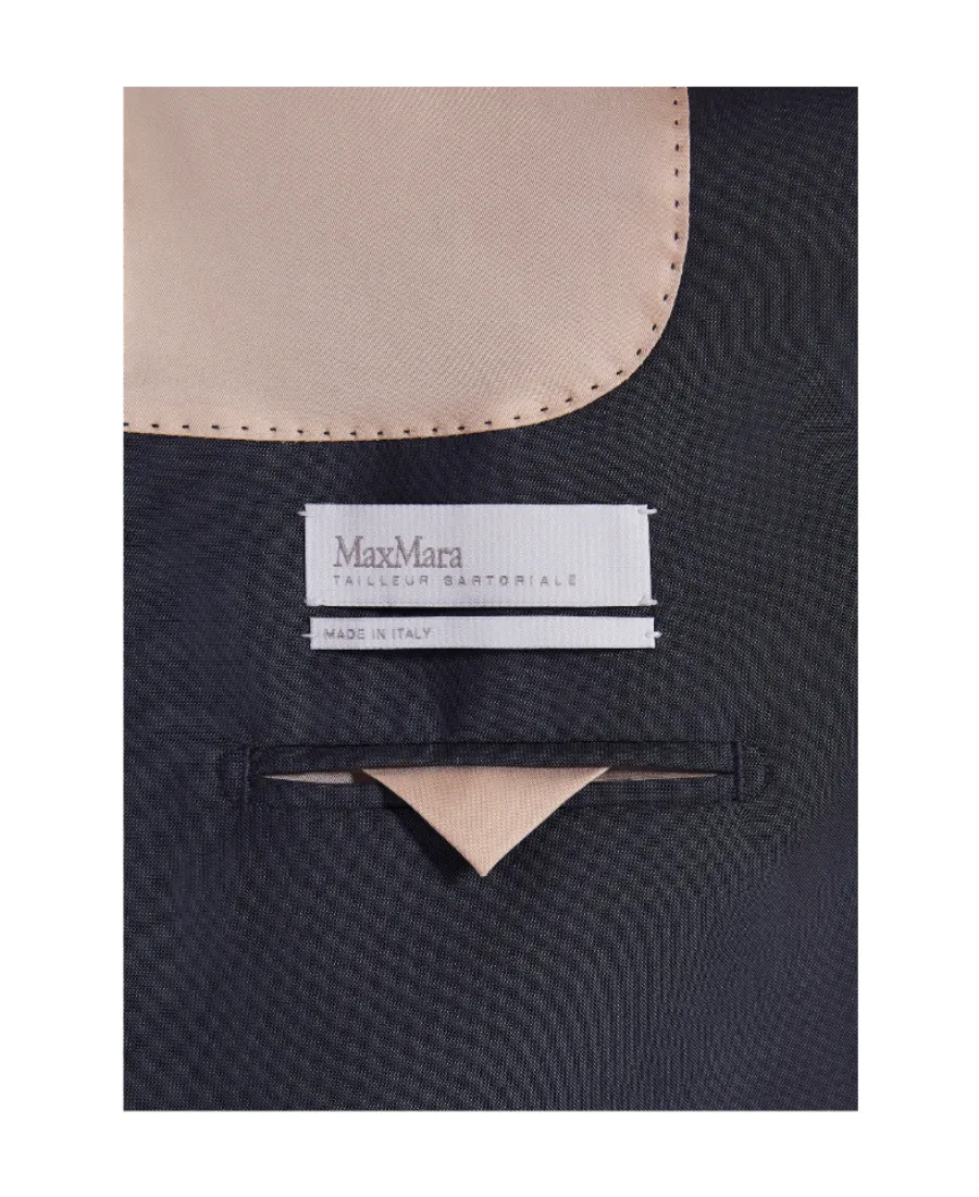 Single-Breasted Long-Sleeved Blazer
