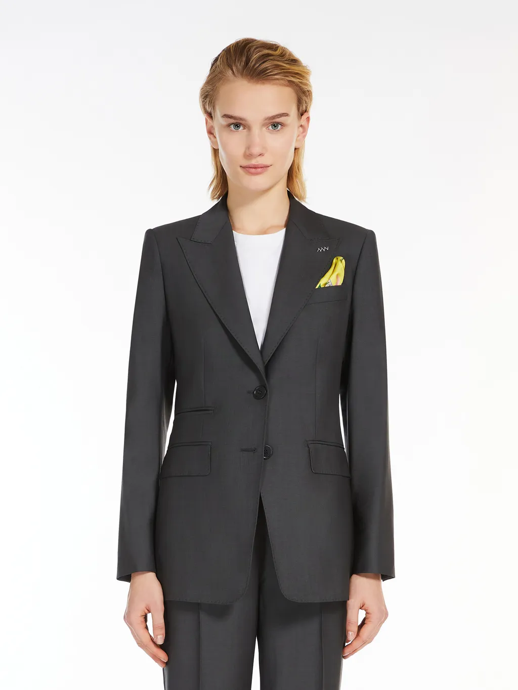 Single-Breasted Long-Sleeved Blazer