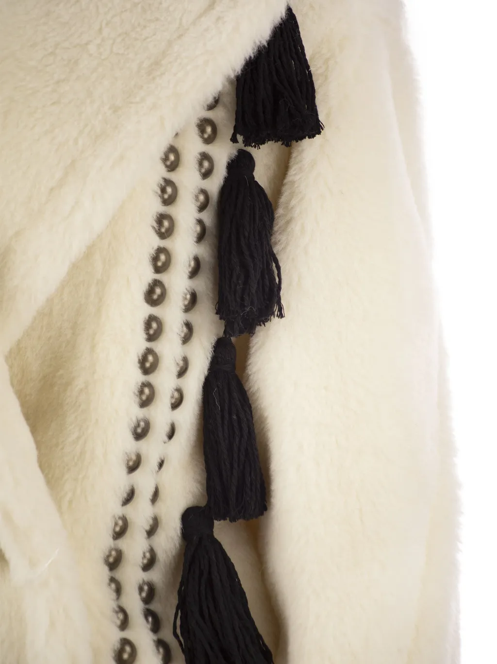 Faux-Fur Double-Breasted Coat