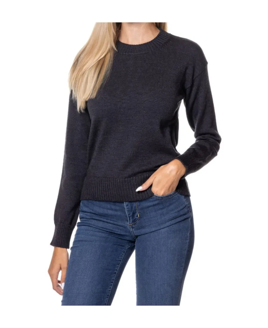 Long-Sleeved Round-Neck Sweater
