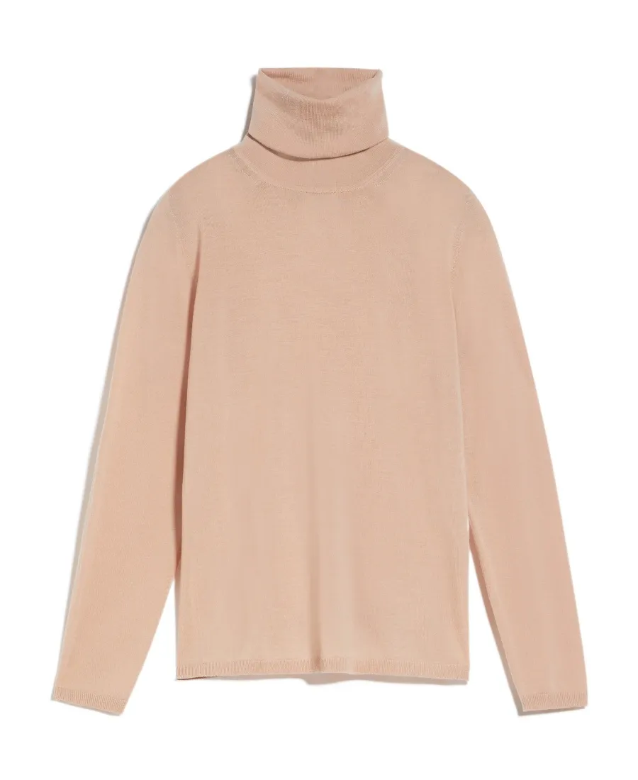High-Neck Virgin-Wool Jumper
