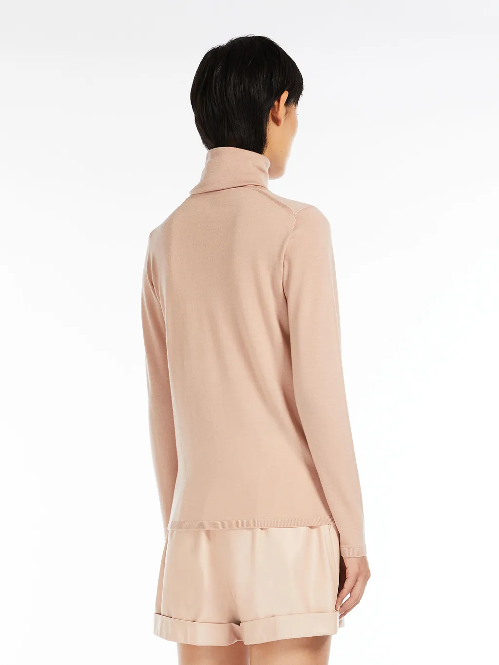 High-Neck Virgin-Wool Jumper