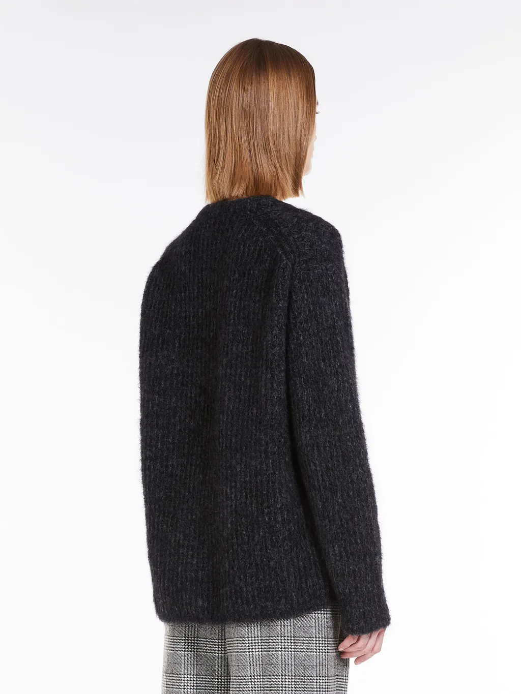 Rib Knitted Wool Sweater