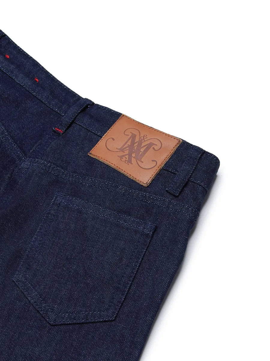 Logo Patch Wide-Leg Jeans