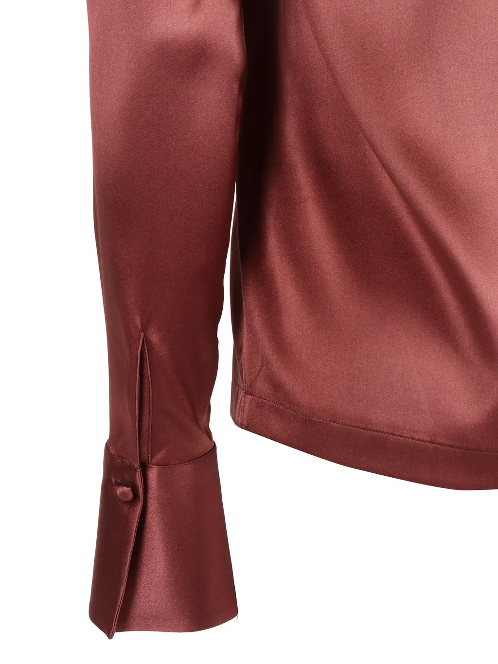 Button-Sleeve Mask Shirt