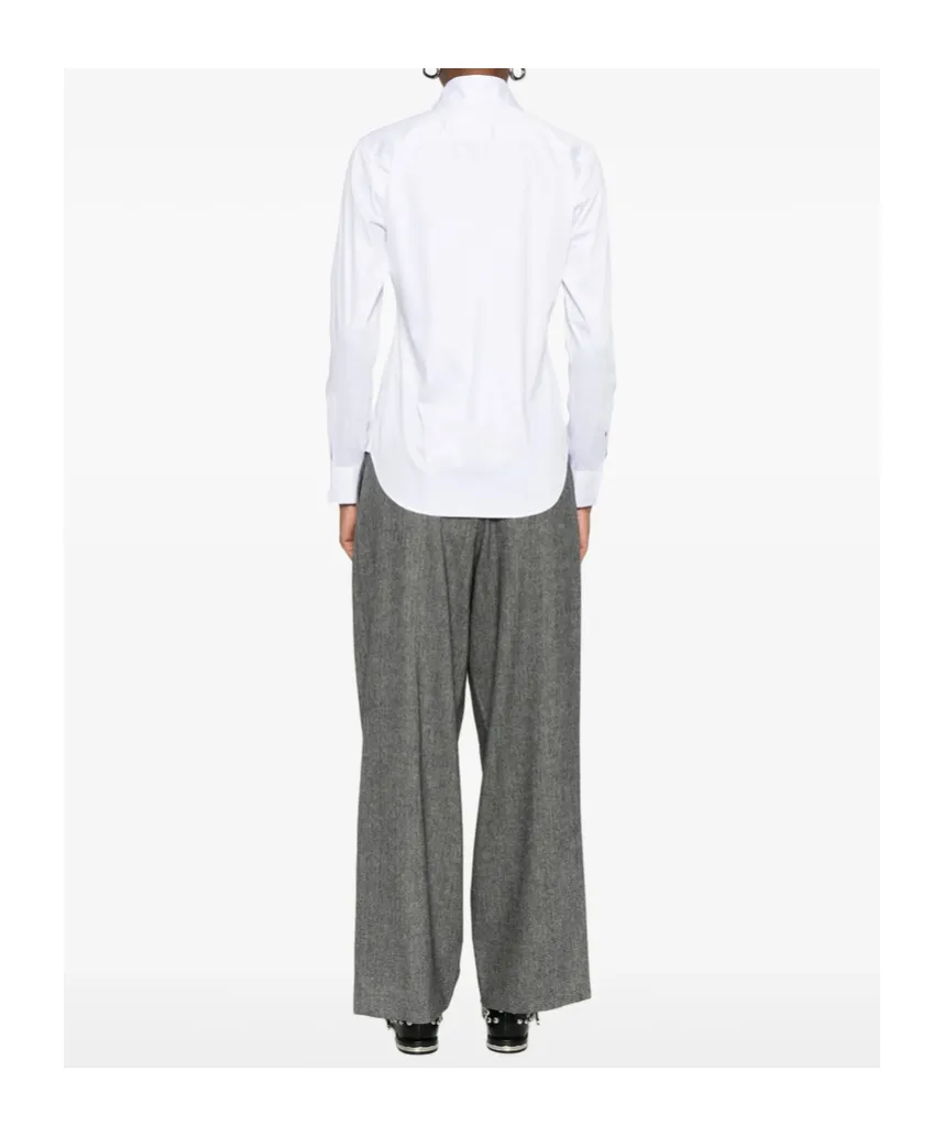 Gea Button-Down Long-Sleeve Shirt