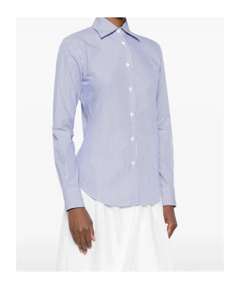 Gea Striped Button-Fastening Shirt