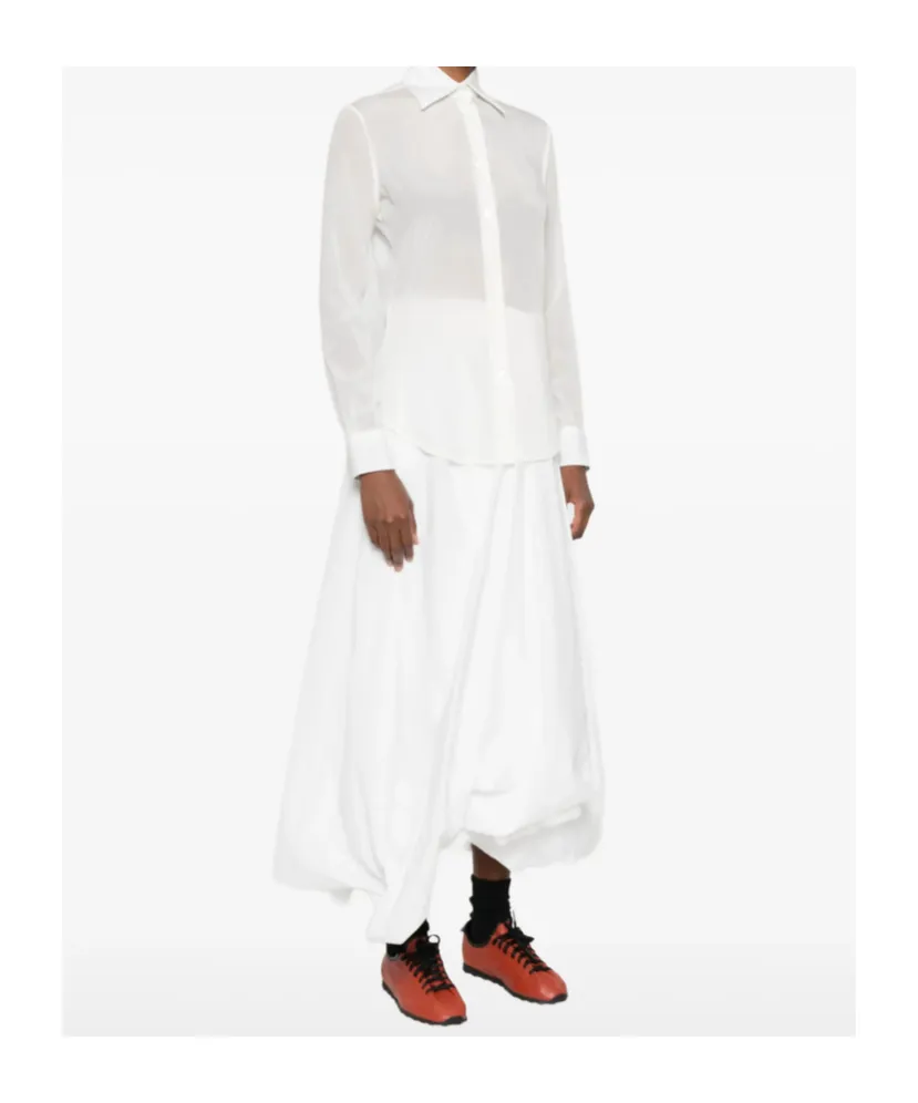 Button-Down Long-Sleeved Shirt