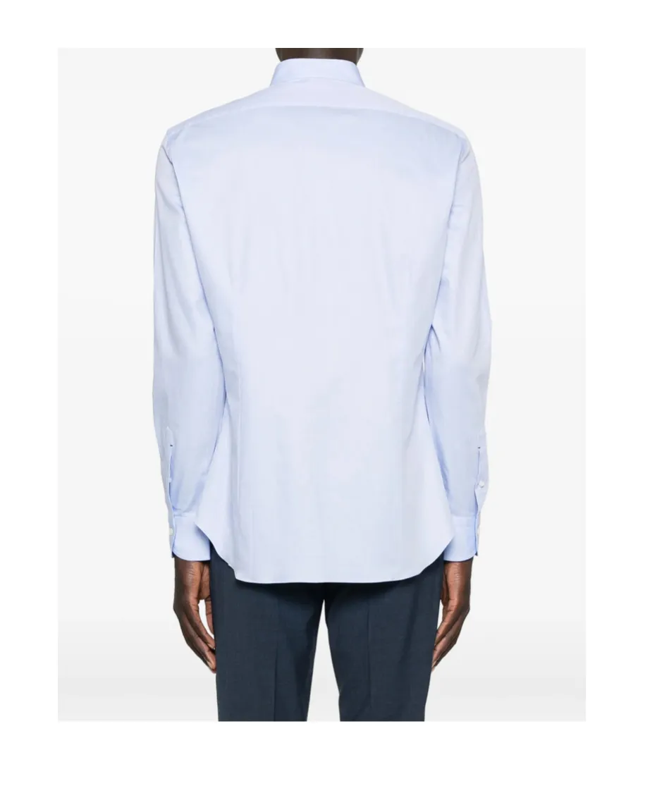 Button-Down Long-Sleeved Shirt