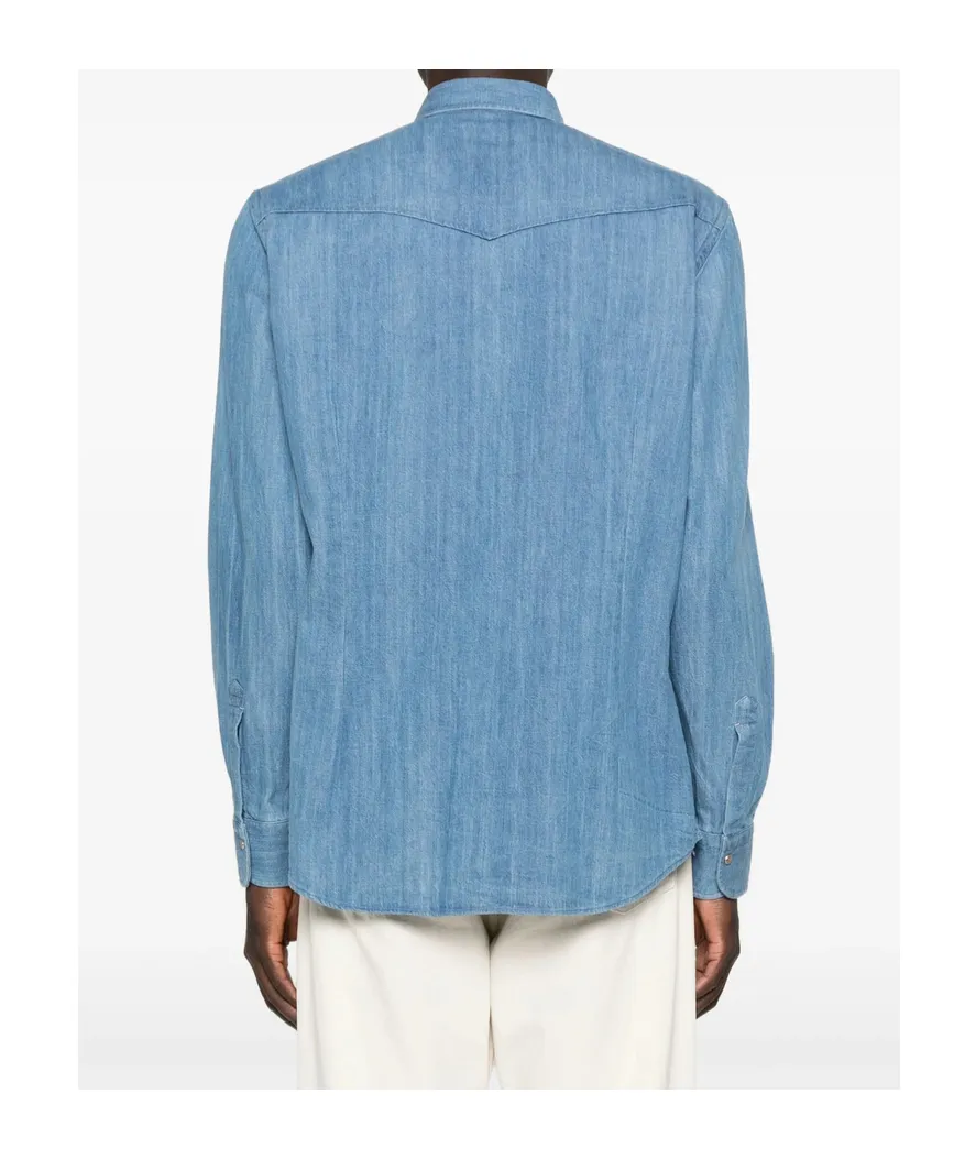 Button-Down Long-Sleeved Shirt
