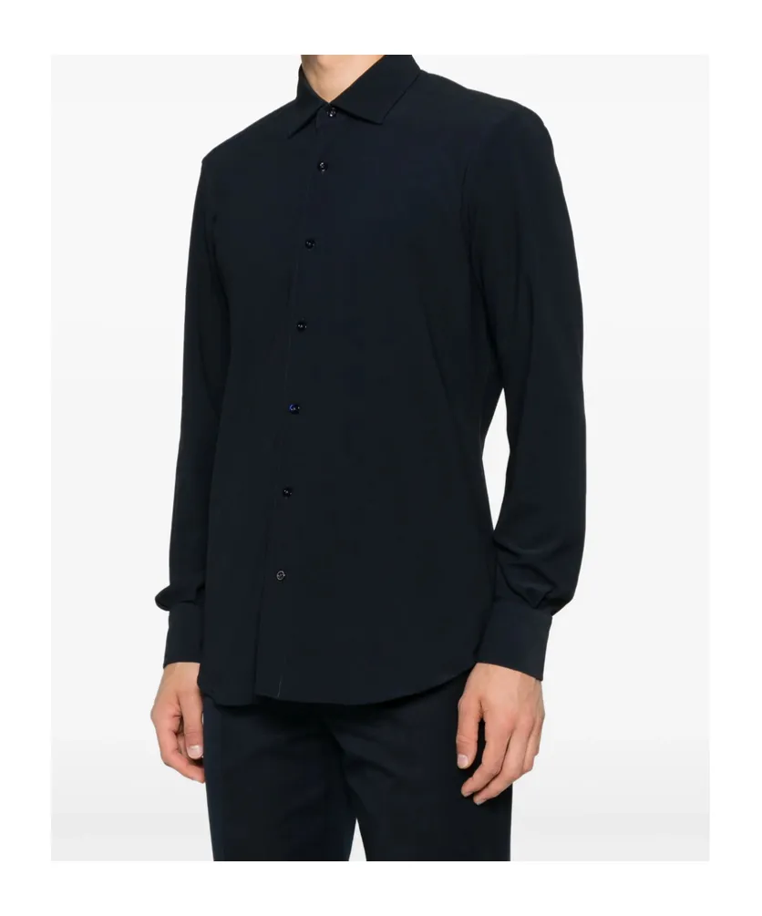 Button-Down Long-Sleeved Shirt